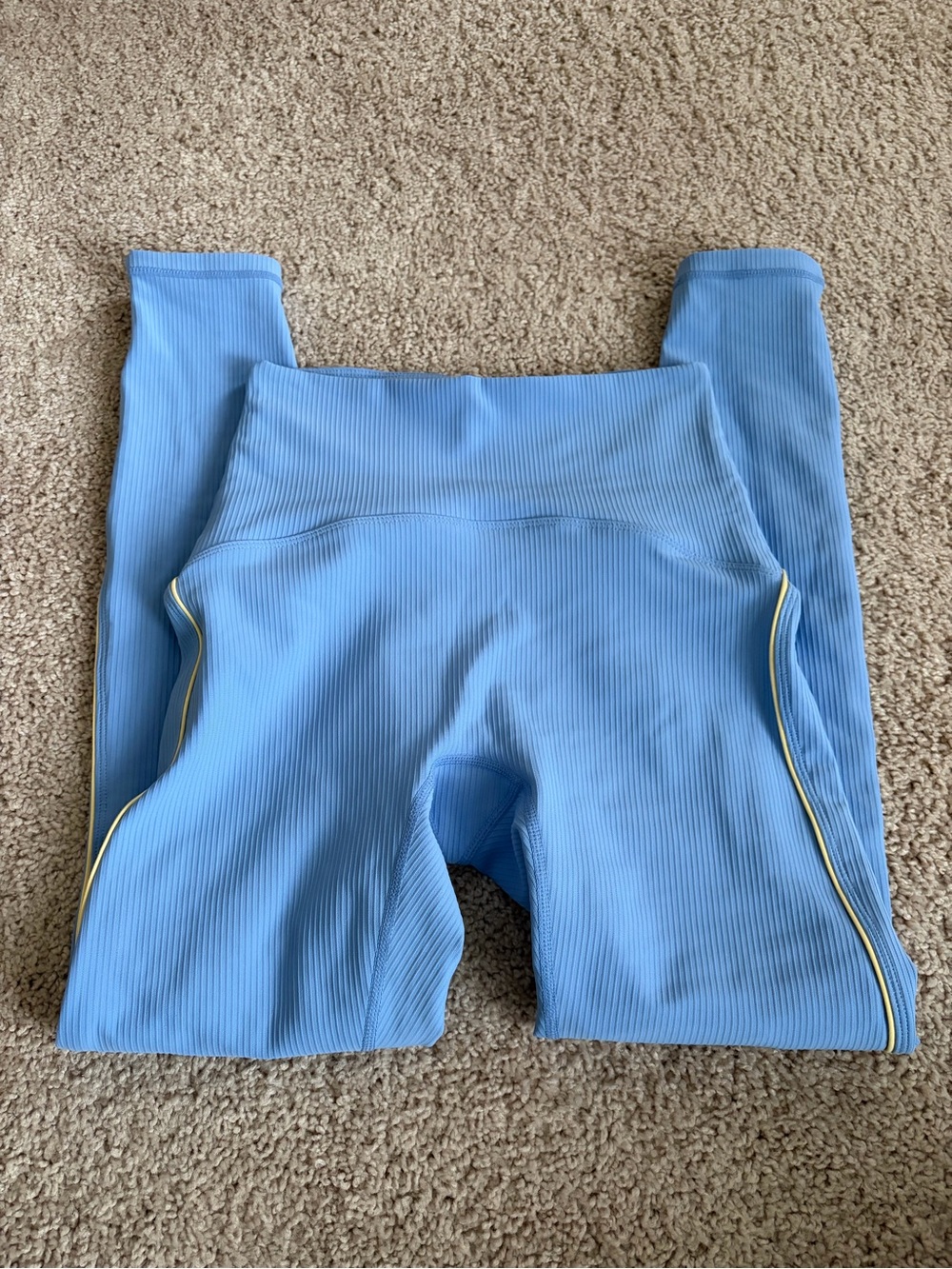Salt Project Power Piped Ribbed Legging Hydrangea/Buttercup - Picture 4 of 5